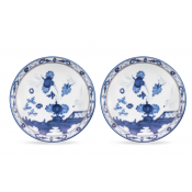 Ginori Oriente Italiano Indaco Appetizer Plates - Set 2